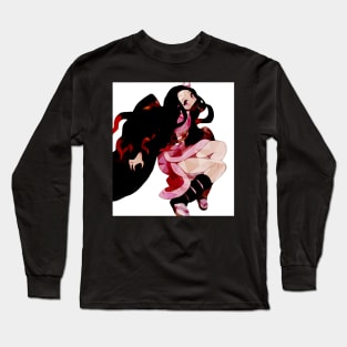 Nezuko Kamado -Kimetsu no Yaiba: Kyōdai no Kizuna Long Sleeve T-Shirt